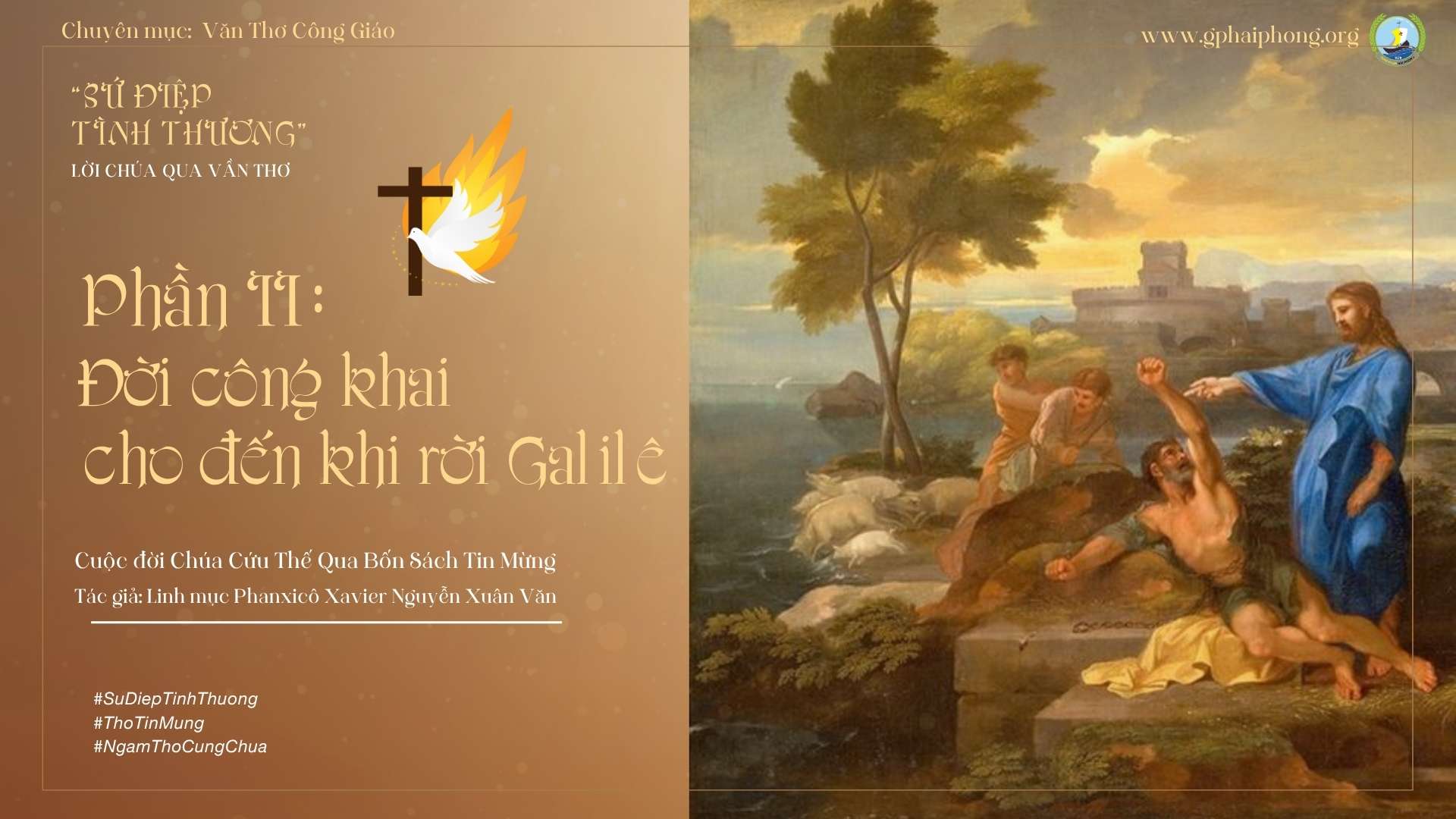 Bài 57 : Ngâm thơ "Chữa người quỷ ám"_Trích Sứ Điệp Tình Thương-Lm Fx Nguyễn Xuân Văn